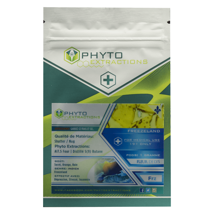 Phyto – Freezeland – 1g or 7g | BC Weed Edible Canada