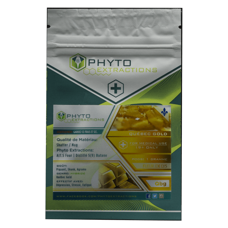 Phyto – Quebec Gold – 1g or 7g | BC Weed Edible Canada