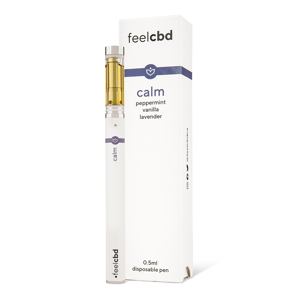 FeelCBD – Calm – Disposable CBD Vape Pen 0.5ml | BC Weed Edible Canada
