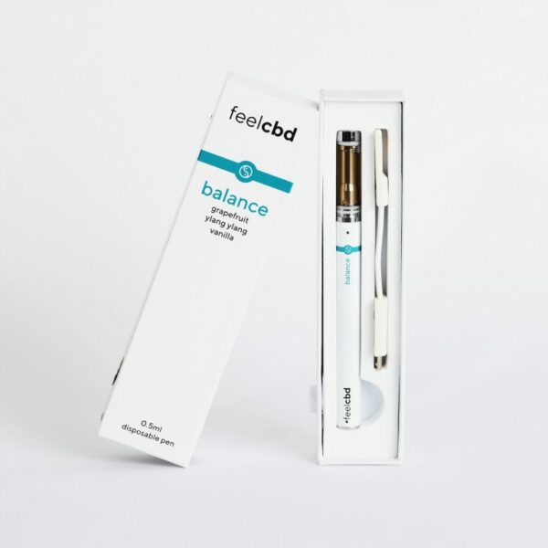 FeelCBD – Balance – Dispsable CBD Vape Pen 0.5ml | BC Weed Edible Canada