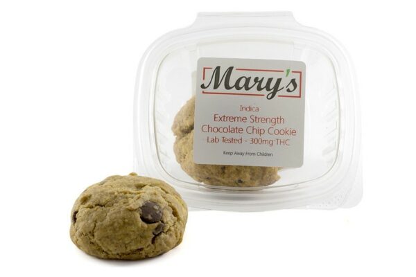 Mary’s Medibles – Extreme Strength Chocolate Chip Cookie – 300mg THC (Indica) | BC Weed Edible Canada
