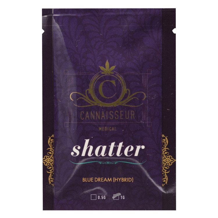 Cannaisseur Shatter – Blue Dream | BC Weed Edible Canada Cannaisseur Shatter – Blue Dream | BC Weed Edible Canada