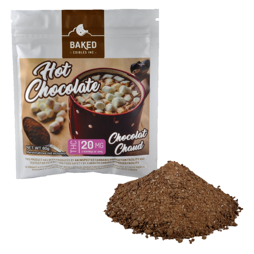 Baked Edibles – Hot Chocolate 20mg THC | BC Weed Edible Canada