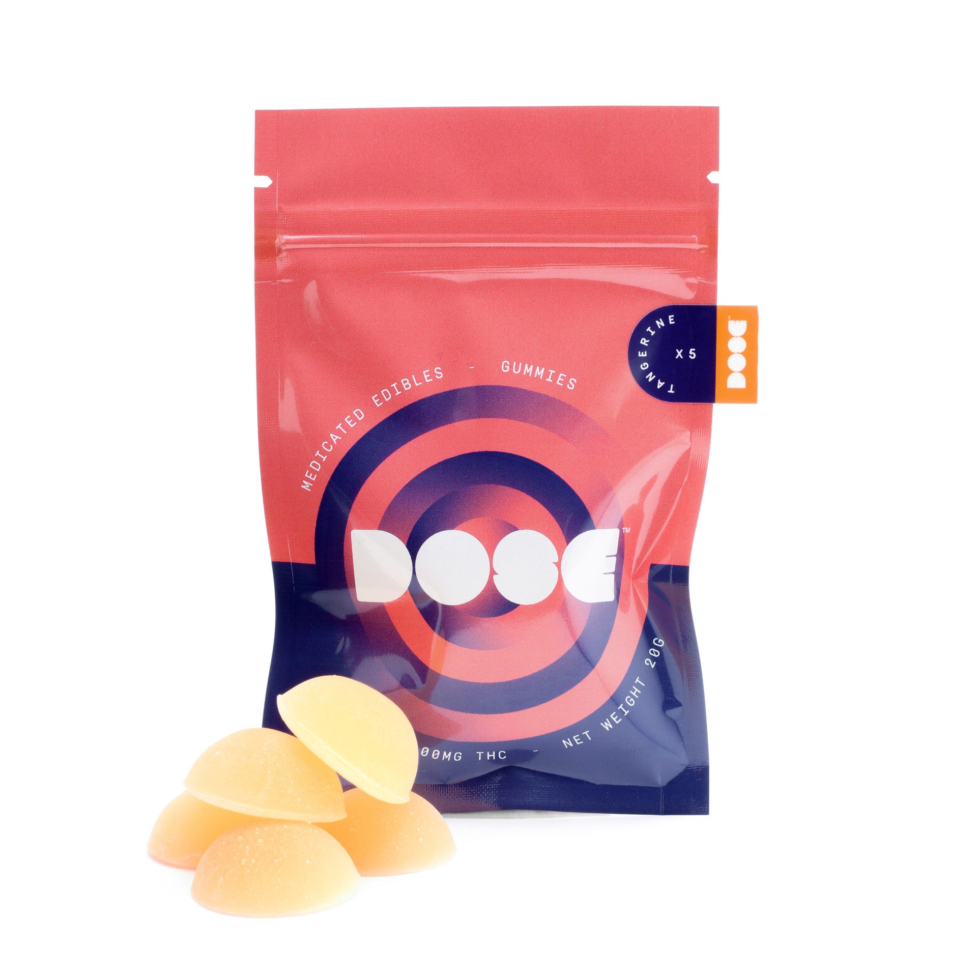 Dose Edibles Gummies – Tangerine | BC Weed Edible Canada