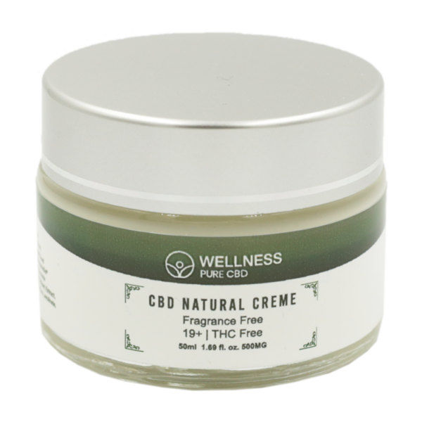 Wellness Pure CBD – Natural Creme – 500mg | BC Weed Edible Canada