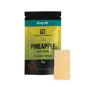 Twisted Extracts – Pineapple Jelly Bombs – CBD | BC Weed Edible Canada