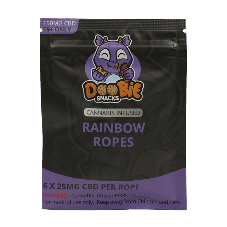 Doobie Snacks – CBD Sour Gummy Bears – 150mg CBD | BC Weed Edible Canada