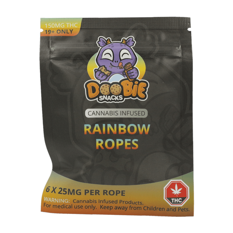 Doobie Snacks – Blue Raspberry – 200mg THC | BC Weed Edible Canada