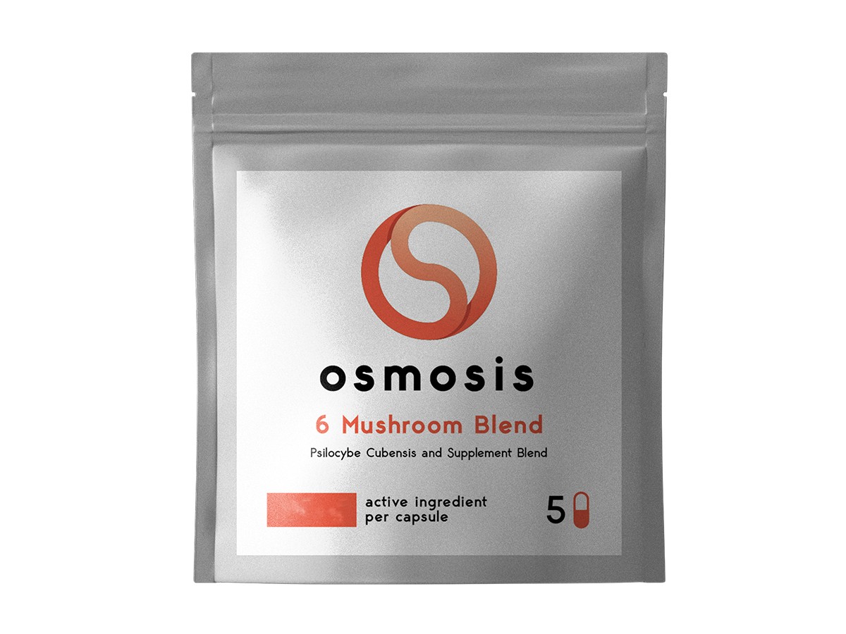 Osmosis 6 Mushroom Blend (5 Capsule Bags) | BC Weed Edible Canada Osmosis 6 Mushroom Blend (5 Capsule Bags) | BC Weed Edible Canada