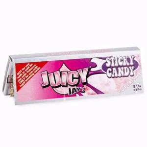 Juicy Jay’s – Superfine Hemp Papers (1.25 Inch) – Sticky Candy | BC Weed Edible Canada