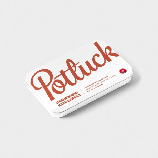 Potluck – Hard Candy – Cinnamon Spice – 300mg THC | BC Weed Edible Canada