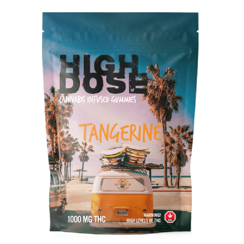 High Dose – edibles Infused Gummies – Tangerine – 1000mg/1500mg | BC Weed Edible Canada