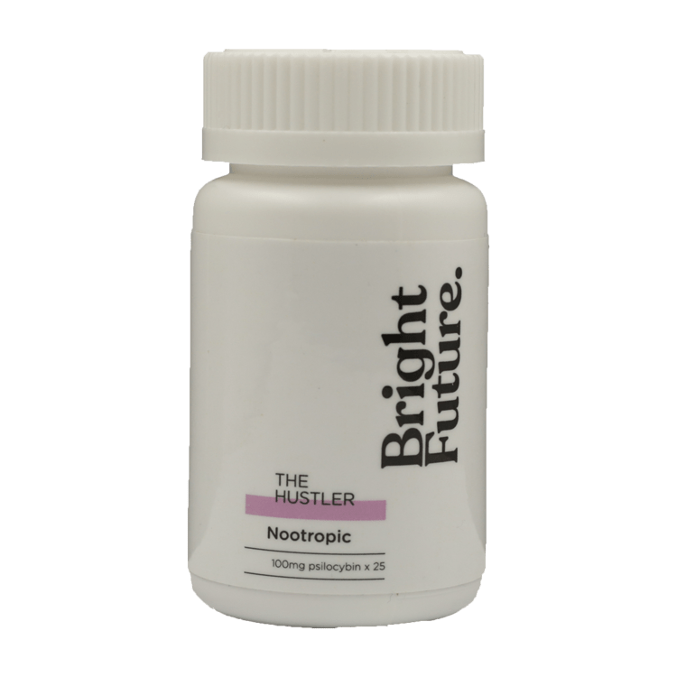 Bright Future – Microdose Capsules – The Hustler – (100mg x 25 Capsules) | BC Weed Edible Canada