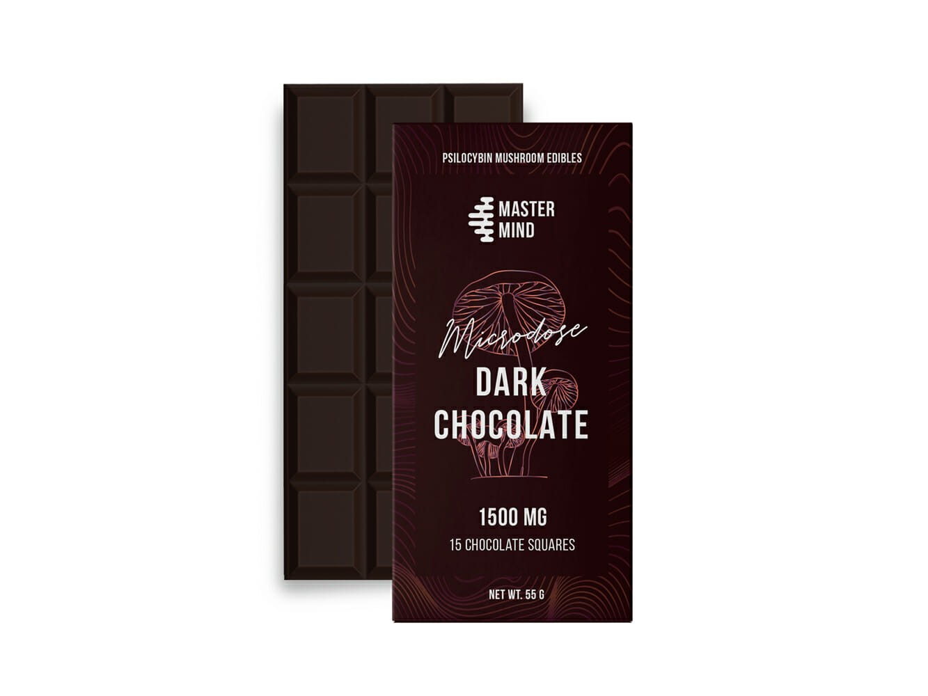 Mastermind – Dark Chocolate Bars – 1500 mg | BC Weed Edible Canada