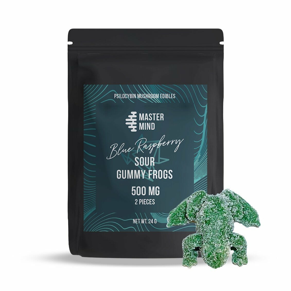 Mastermind – Blue Raspberry Gummy Frogs – 1000mg | BC Weed Edible Canada