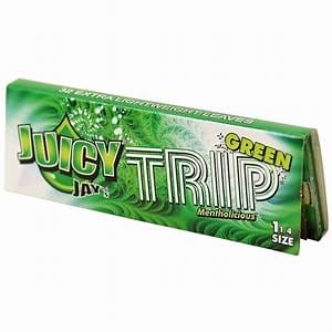 Juicy Jay’s – Hemp Papers (1.25 inch) – Green Trip | BC Weed Edible Canada